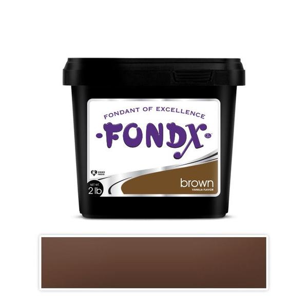 Fondx Brown Fondant 2 lbs