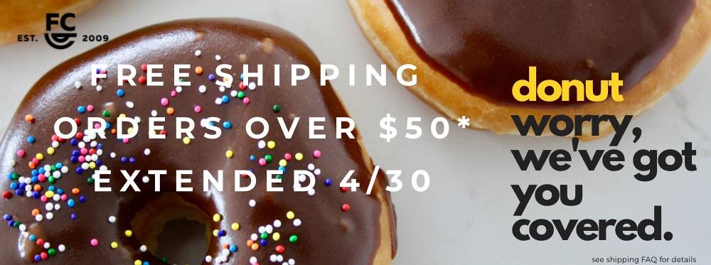 Free Shipping over $50 for April