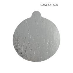 Silver 0.045" Round Thin Tab Board - 4" - CASE OF 500