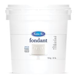 Satin Ice White Rolled Fondant - 10 kg (22 lbs)