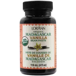 Organic Madagascar Vanilla Bean Paste - 4 oz by  Lorann