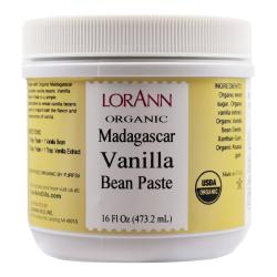 Organic Madagascar Vanilla Bean Paste - 16 oz by Lorann