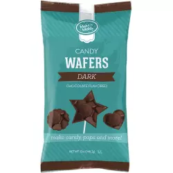 Dark Chocolate Candy Wafers - 16 oz