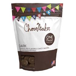 Dark Chocolate Candy Wafers - 16 oz