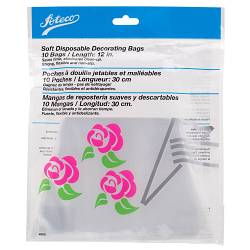 12" Soft Disposable Piping Bags (Pkg of 10) by Ateco