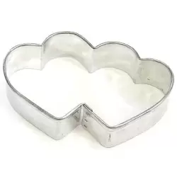 Double Heart Cookie Cutter - 3.5"