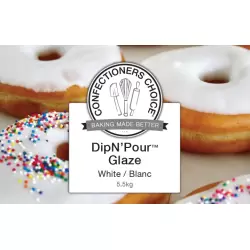 DipN'Pour Glaze White 5.5kg