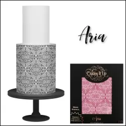 Aria Mesh Cake Stencil by Caking It Up