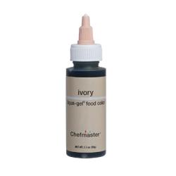 Ivory 2.3 oz Liqua-Gel Food Color by Chefmaster