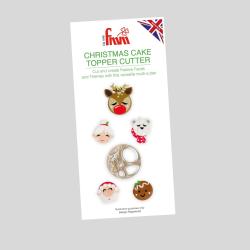 Christmas Cake Topper Cutter by FMM