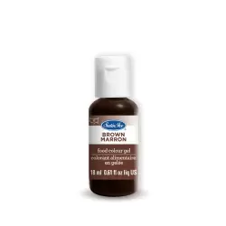 Brown Food Colour Gel 0.61 oz by Satin Ice