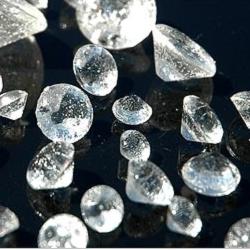 Clear Mini Edible Isomalt Diamonds - 40 Pack