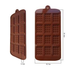 Mini Chocolate Bar Mold - 12 pcs 1 1/2" x 1"