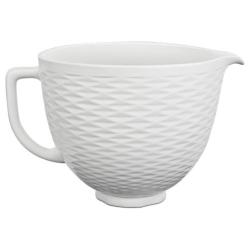 Herringbone 5 Quart Ceramic Bowl for Tilt-Head KitchenAid Mixer
