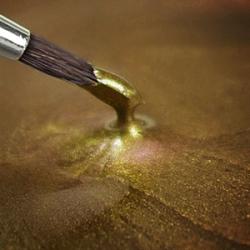 Metallic Light Gold Food Paint - Rainbow Dust