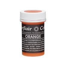 Orange Sugarflair Spectral Concentrated Pastel Paste Colour