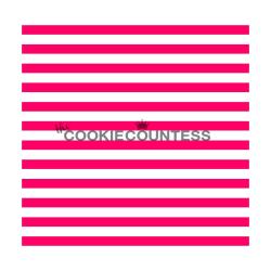 Narrow Stripe Cookie Stencil - the Cookie Countess