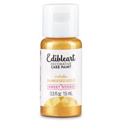 Sunkissed Gold Metallic 15mL - Edibleart Paint by Sweet Sticks