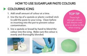 Caramel / Ivory Sugarflair Spectral Concentrated Paste Colour 300