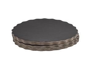 Black 0.050" Round Scallop Thin Board - 8" 300
