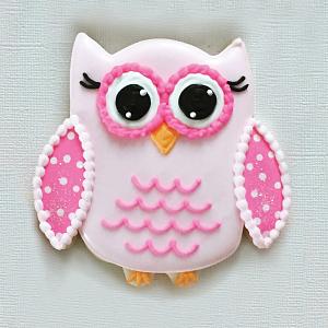 Cute Owl Cookie Cutter 3 1/4" 300