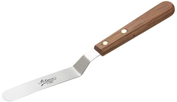 4.5" Spatula Offset Wood Handle by Ateco 600