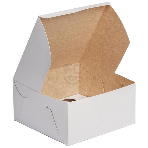 10X10X5 White Cake Box 600