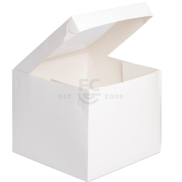 12X12X10 White Cake Box with Window - Case of 50 600