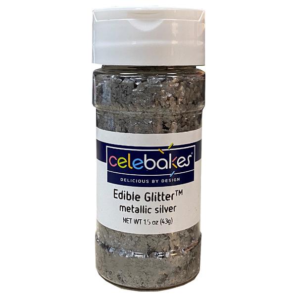 Silver Metallic Edible Glitter - 43 Grams 600