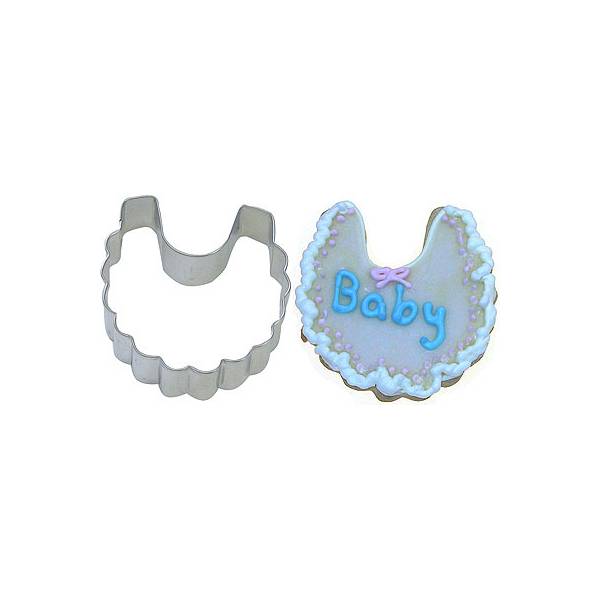 Baby Bib Cookie Cutter - 3\"