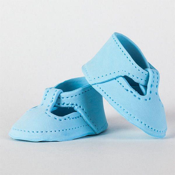 Baby Mary Jane Shoes - Baby Blue 600