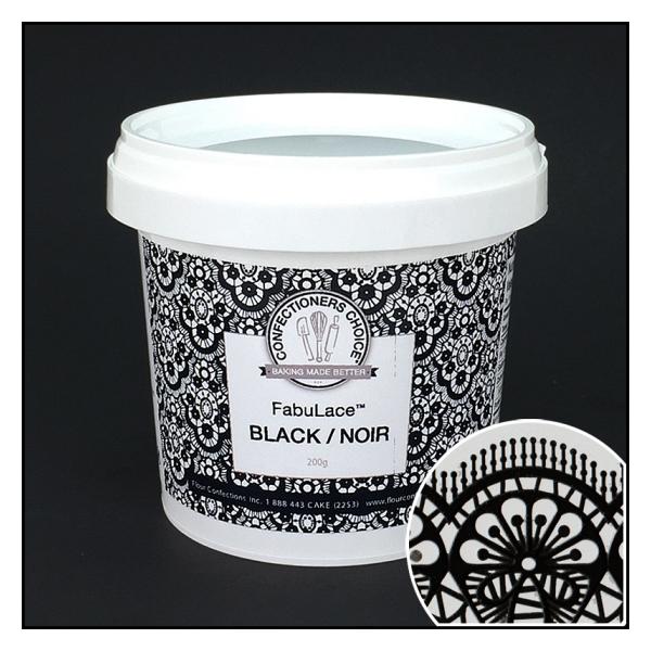 Black FabuLace Mix by Confectioners Choice - 200 Grams 600