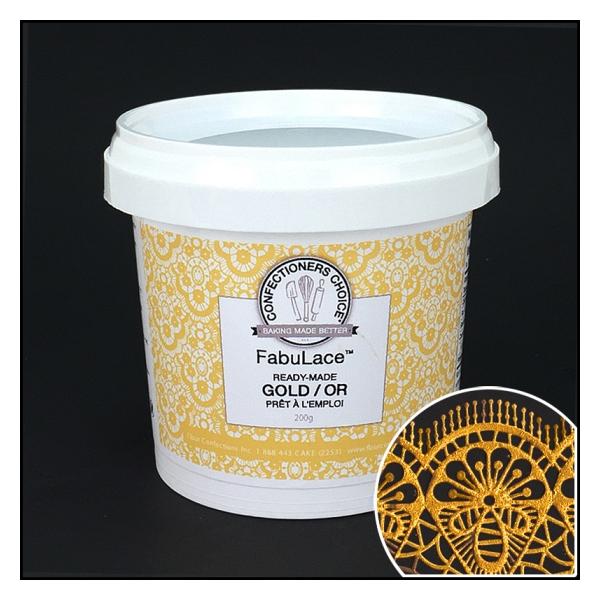 Gold Fabulace Pre-Mix by Confectioners Choice - 200 Grams