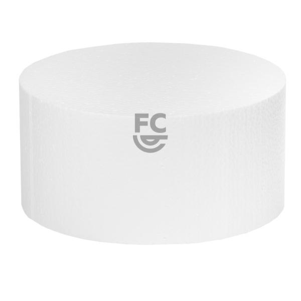 Round Foam Cake Dummy - 5 Inches by 9 Inches Diameter
