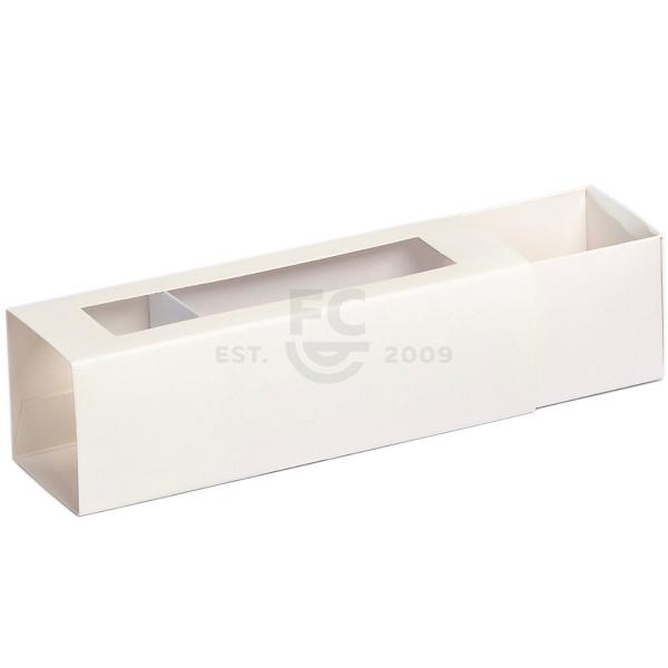 6 Macaron Box - White with Window  - Package of 10 600