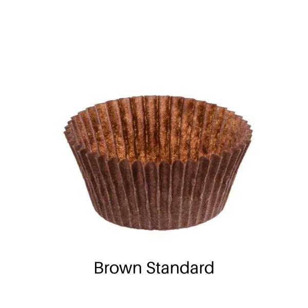 Brown Standard Size Cupcake Liners pkg 100 600
