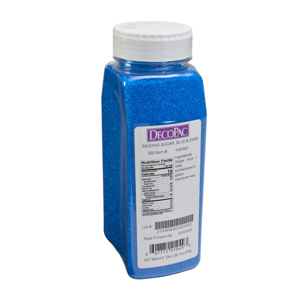 Blue Sanding Sugar - 33 oz