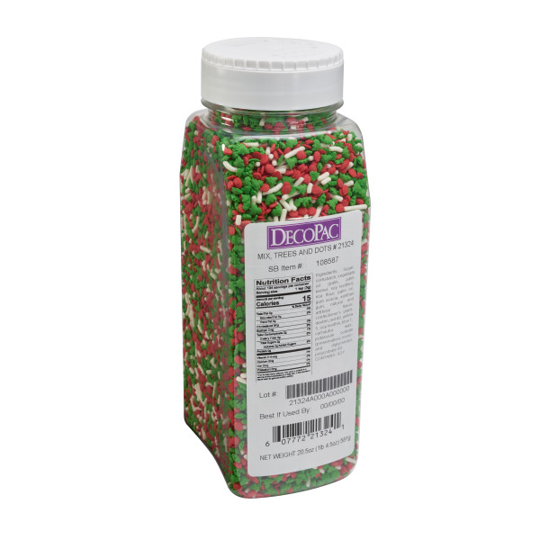 Trees & Dots Sprinkle Mix - 20.5 oz