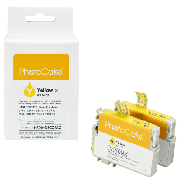 PhotoCake T288XL Yellow 2 Pack Printer Cartridge Set