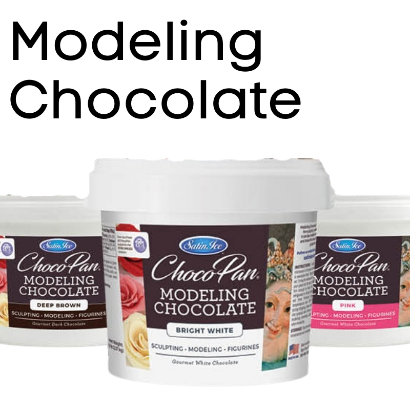 Satin Ice ChocoPan Bright White Modeling Chocolate, 5 Pound 