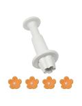 PME Flower Blossom Plunger Cutter Set of 4 120