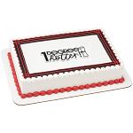 Graduate Icon Assortment Layon Cake Topper - Pack of 12 150