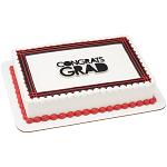 Graduate Icon Assortment Layon Cake Topper - Pack of 12 150