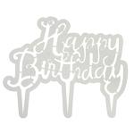 Happy Birthday Script Cake Topper Cutter by PME 150