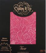 Fleur Mesh Cake Stencil by Caking It Up 150