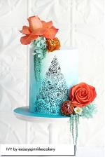 Ivy Mesh Cake Stencil by Caking It Up 150