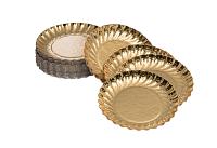 Gold  Swirl Board - 3 5/8" diameter Pack of 200 200