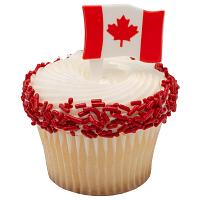 Canadian Flag DecoPic - Pack of 144 200