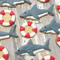 Great White Shark Cookie Cutter 4" x 1 3/4" 200