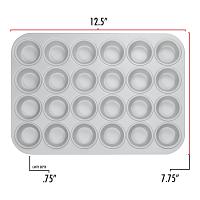 Mini Cupcake / Muffin Pan - 24 Cups by Fat Daddio's 200